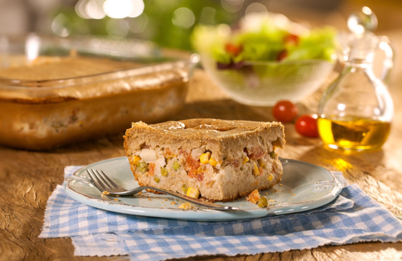Receita de Torta Integral de Legumes em 17 passos
