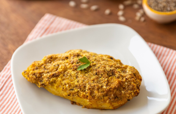 Receita de Filé de Frango com Crosta de Gergelim em 9 passos