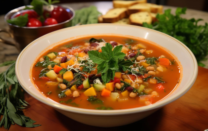 Receita de Minestrone em 15 passos