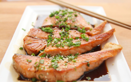 Receita de Salmão Teriyaki em 7 passos