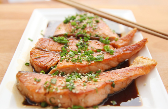 Receita de Salmão Teriyaki em 7 passos